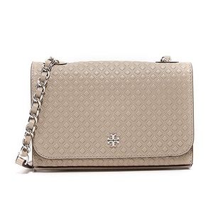 Tory Burch Marion Embossed Shrunken Shoulder Bag